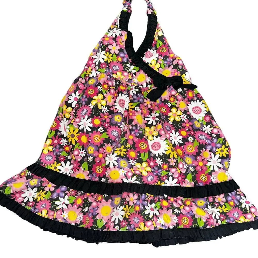 Vintage Youngland 24month halter floral dress